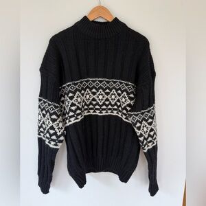 Great Oversize 100% Wool Sweater